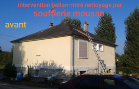 Démoussage de toiture